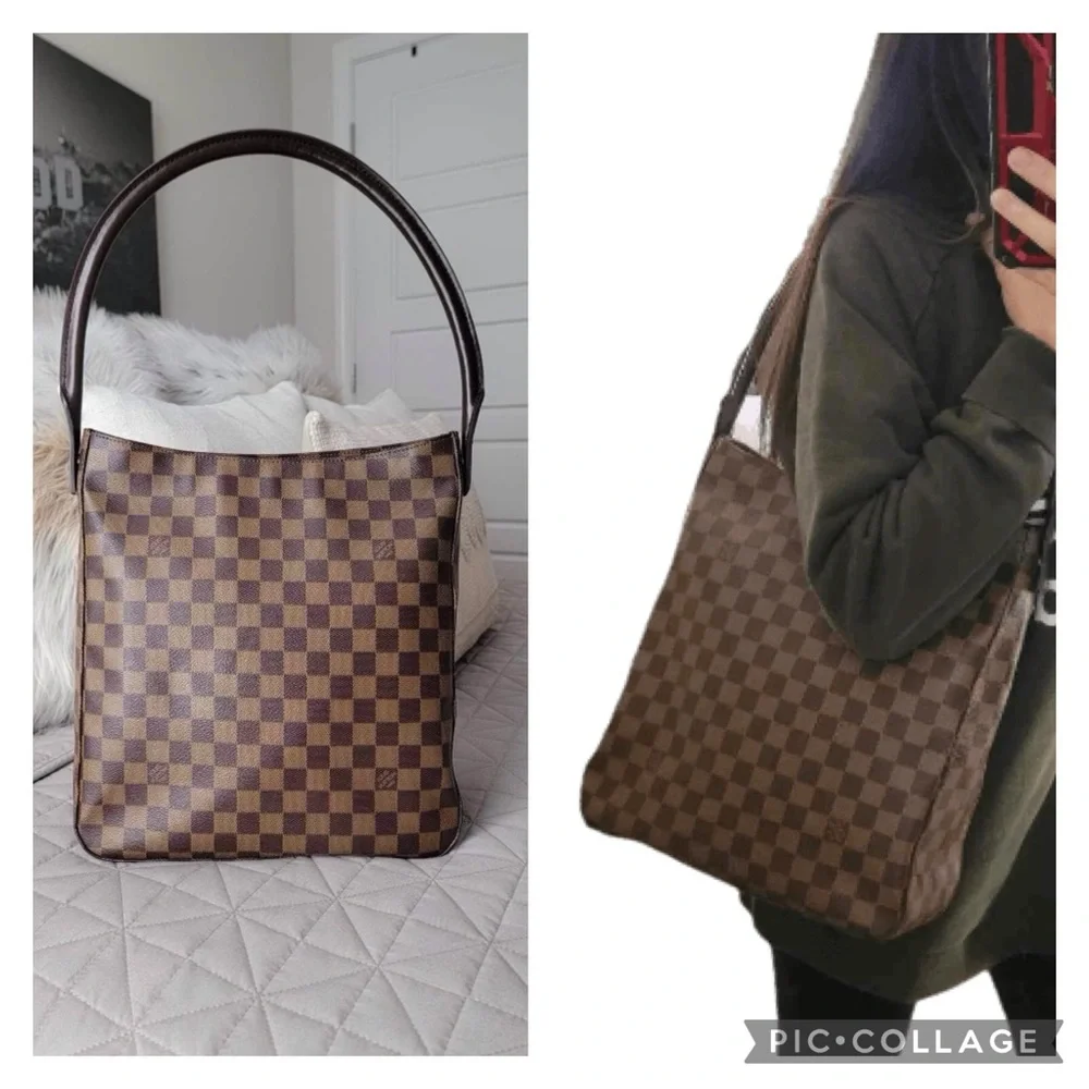 💎✨ SPECIAL ORDER ✨💎 RARE LOUIS VUITTON LOOPING GM ZIPPER BAG - Picture 4 of 13